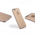 Wholesale iPhone 6s 6 Slim Aluminum Hybrid Case (Champagne Gold)